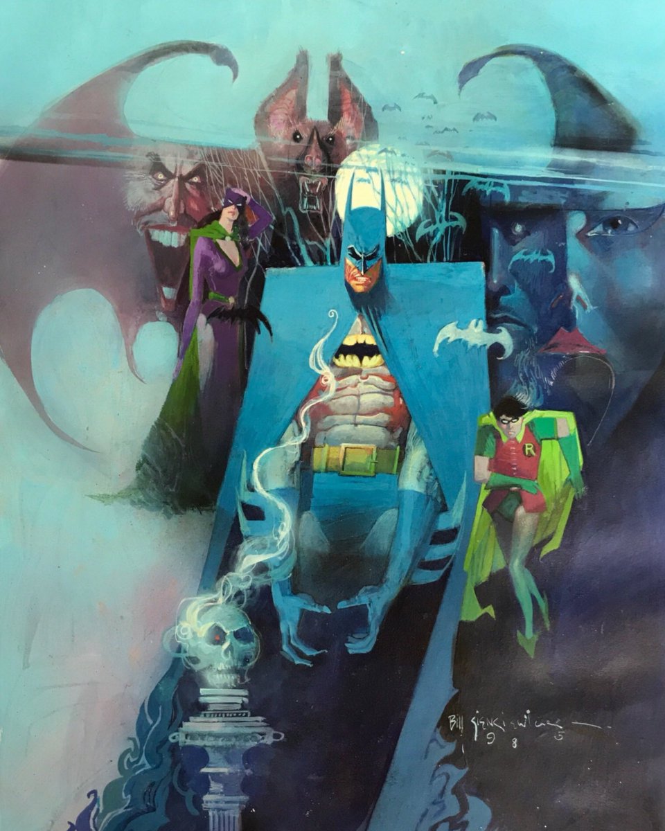 Couchdoodles I Saw This Original In 19 At The Comic Art Museum In Sf Coolest Batman Art Show I D Ever Been To