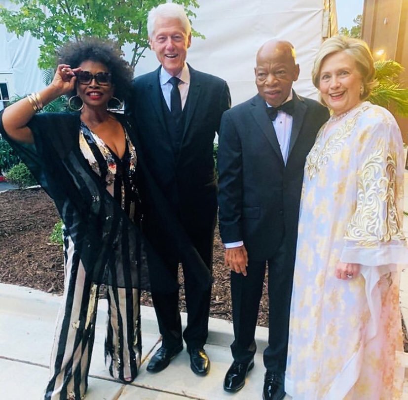 hillary clinton caftan