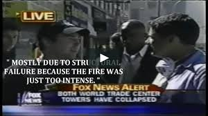 Mark Walsh: "I saw this [2nd] plane come out of nowhere & just lean right into the side of the Twin Tower exploding thru the other side. And then I witnessed both towers collapse one & then the second, mostly due to structural failure because the fire was just too intense."15/