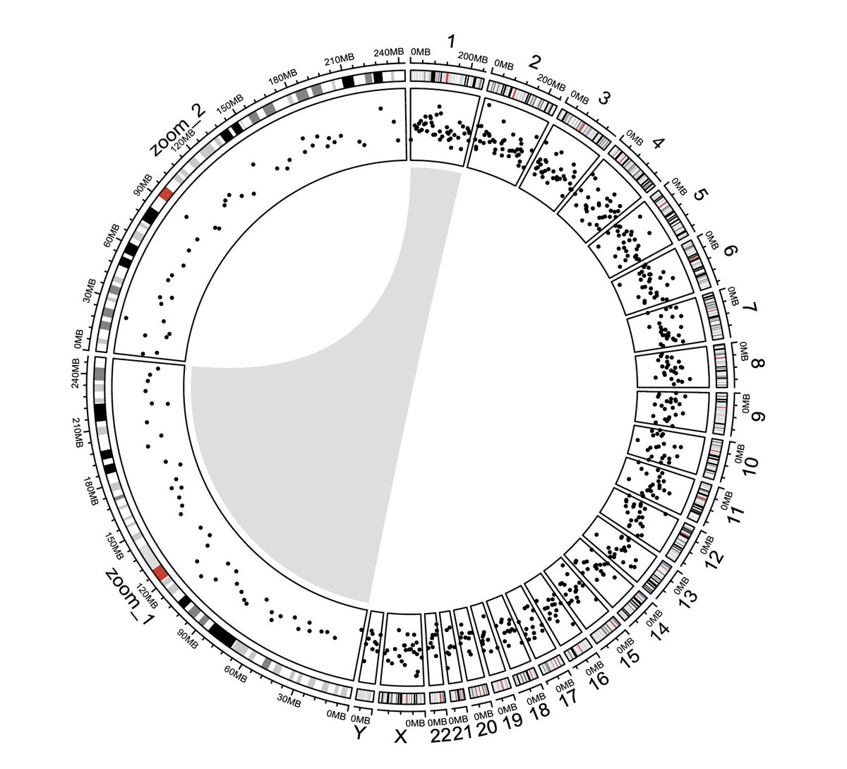 With killer R libraries like circlize, ggbio, and karyoploteR... I am clueless why I've ever tried to plot genomic data in Python.

I am now supercharged. Fear my publication quality renderings from now on.
