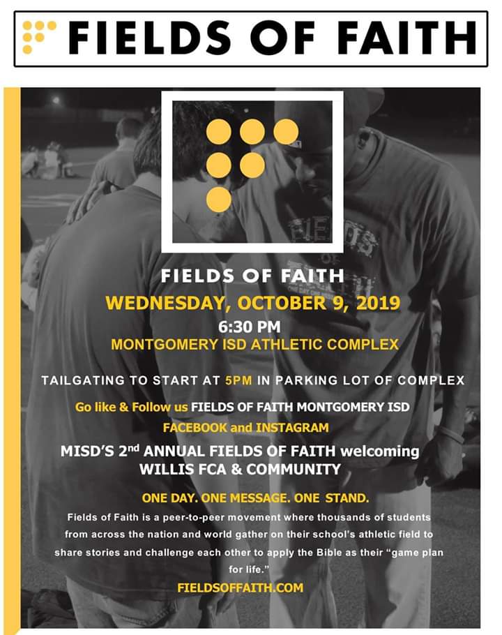 VSparks77's tweet photo. Join Dacus Baptist Church Youth for tailgating before Fields of Faith this Wednesday! #dacusyouth #community #heartsforjesus #love #getREAL #fieldsoffaithmisd @Coach_Autery https://t.co/ll6Jvx0o7w