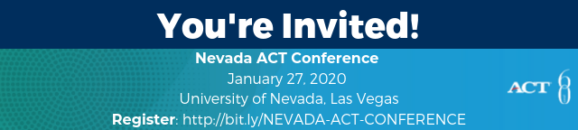 Savanah_Schott's tweet photo. How do we help students navigate key transition points and be prepared for life after high school? Find out at the 2020 Nevada ACT Conference! Learn about best practices in college &amp; career readiness at @UNLV on January 27. Register today: https://t.co/rm3ZGoKXla #nvACT @ACT https://t.co/Uz1GSnLE80