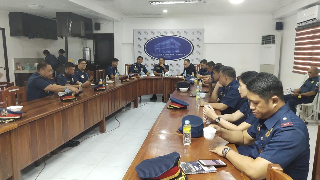 PLTCOL WILLIAM M SEGUN, PD with Staff Officers, NSU's and Bishop Arnold Arellano conducted Squad leaders time enhancement on October 7, 2019/8AM at Mayo Hall Camp BGeneral Pantaleon, Garcia, Imus