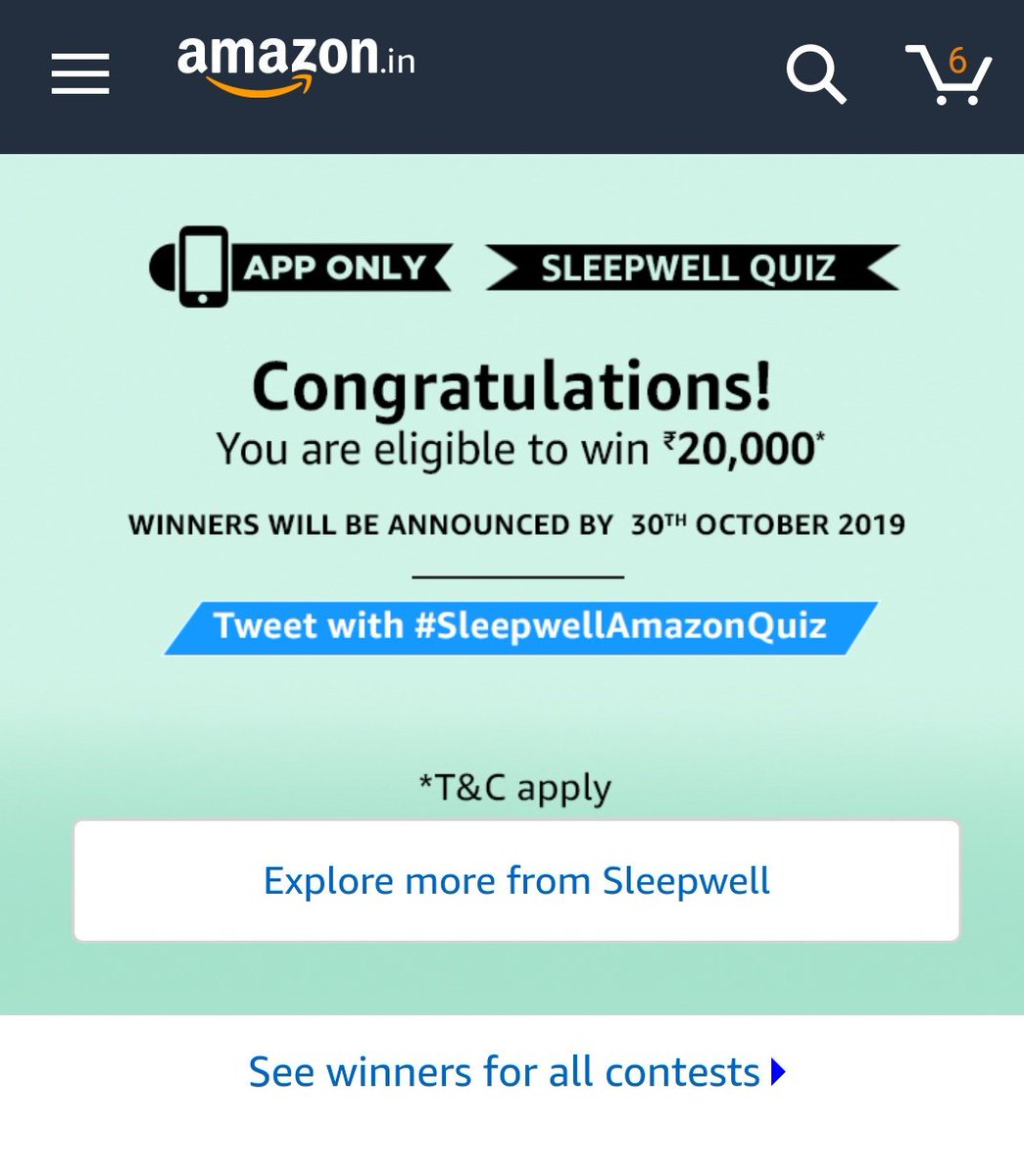 Officialsiralok's tweet photo. Alok kumar @ayushmaan252
#SleepwellAmazonQuiz
Waiting for Announced
@amazonIN https://t.co/UIvRhSh65S