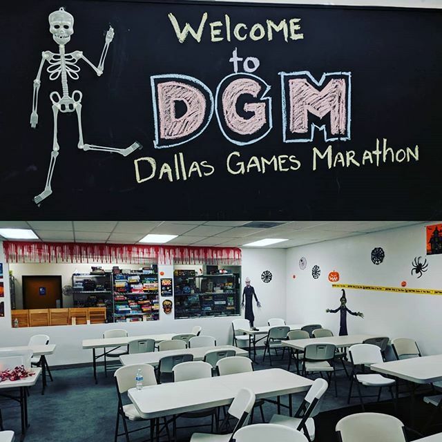 Reminder that DGM is me open on Mondays and Thursdays starting at 6PM. The haunting season is upon us and we are decked out for the Halloween season. Join us for a night of games and meet some new players. 
#loveplano #boardgames #playedatdgm #halloween … ift.tt/330Uyls