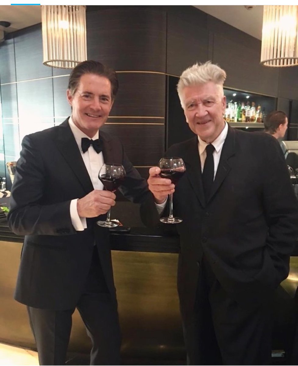 KyleMaclachlan and David Lynch at Cannes at the premiere of Twin Peaks The Return in 2017 #kylemaclachlan #davidlynch #TwinPeaks #Cannes2017