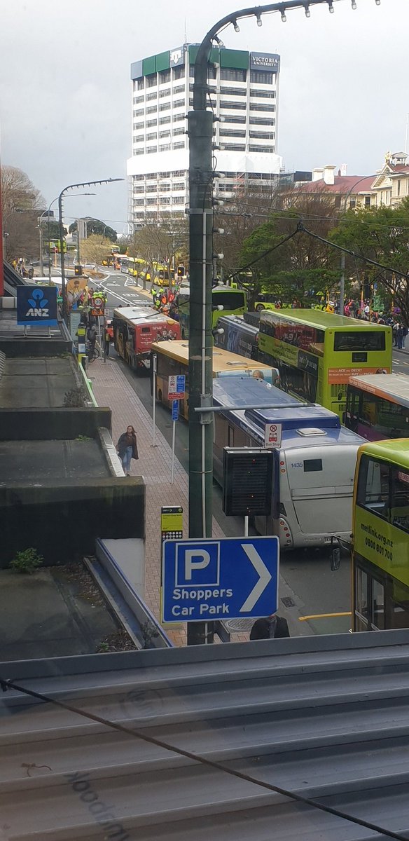Gridlock for wellington rush hour! #ExtinctionRebellion #wellington