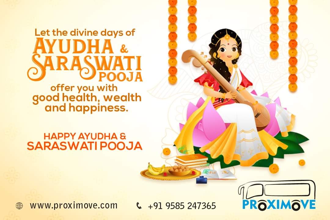 proximove's tweet photo. May the light of Hope &amp; Peace fill your homes this Navaratri. Proximove wishes you all Happy Ayudha &amp; Saraswati Pooja.

#Proximove #HappyAyudhaPooja #SaraswatiPooja https://t.co/4KlDPhVMmk