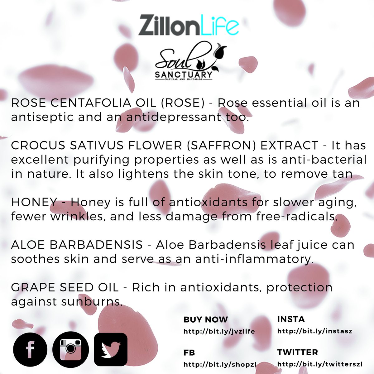 jaskaranvirdi_'s tweet photo. #ZillonLife #SoulSanctuary #sunburns #antiinflamatory #antiseptic #antidepressant #lightenskintone #purifiyskin #sloweraging #removetan #antibacterial #antioxidant #formen #forwomen #Organic #Natural
Buy Now👇🏻
https://t.co/KQUEpgKg0d
DM for more info📲
https://t.co/5Ryf7W8nSm https://t.co/HbxyN5TfIe