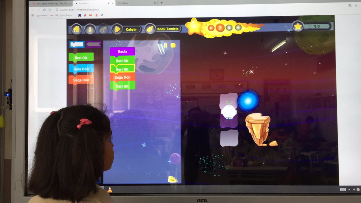 cznuran's tweet image. #CodeWeek #codehaftası #codeweektürkiye #codeweekeu #codeweek2019 @c_zarifogluio  4/G Eba mobil kod çalışıyor