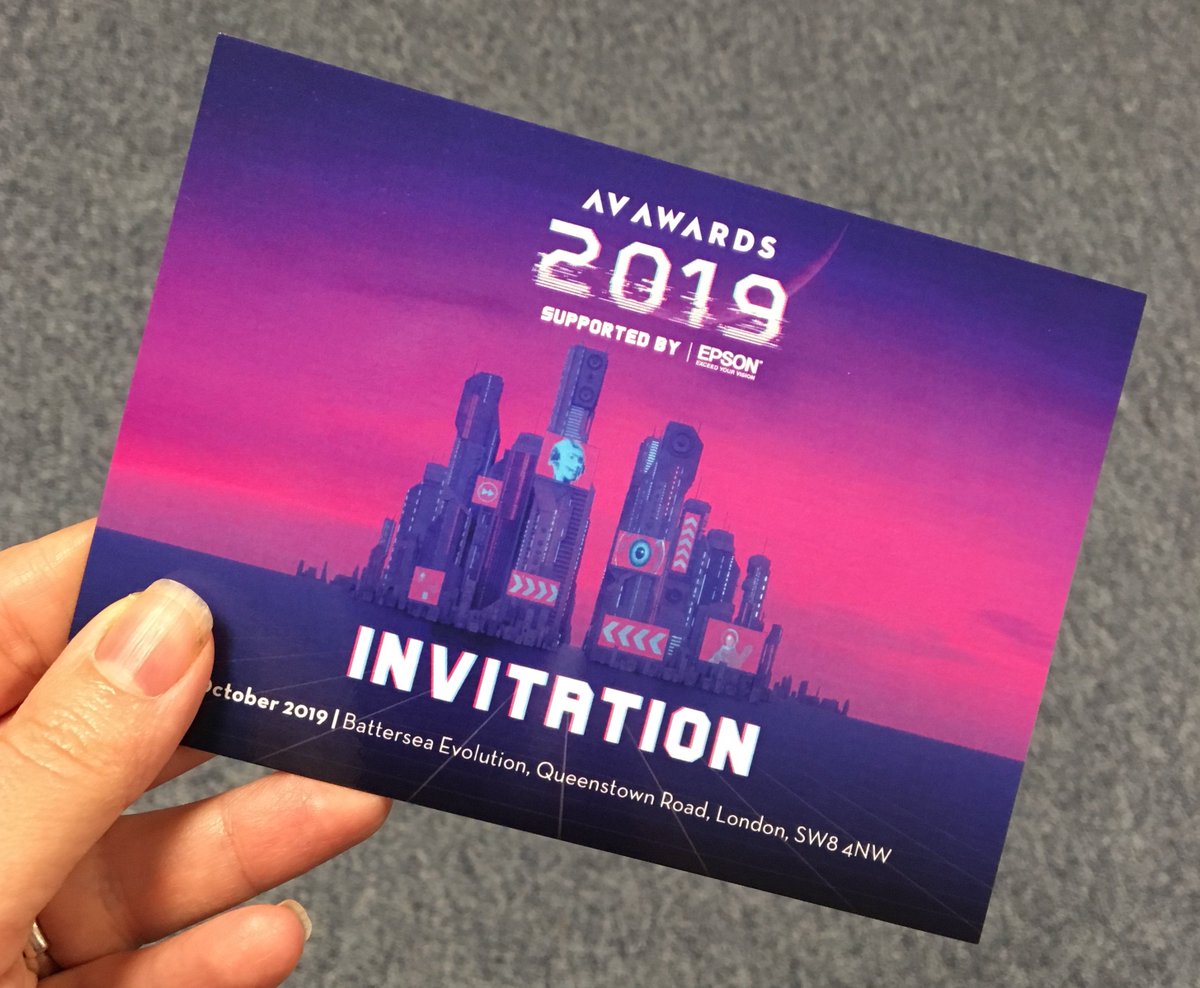WhitwamGroup's tweet photo. This Friday we'll be at the @AVMag AV Awards, have you got your invitation, and will we see you there? #avtweeps #AVAwards https://t.co/OsuA8mZZ9R