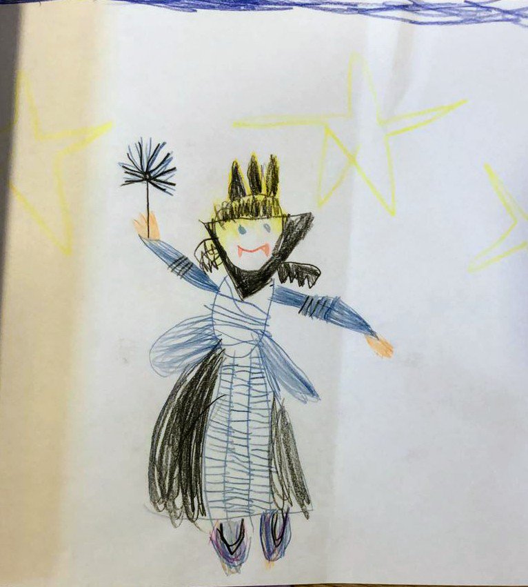 Die Hexen-Vampir-Prinzessin wünscht euch einen guten Start in die Woche! #stolzeTante