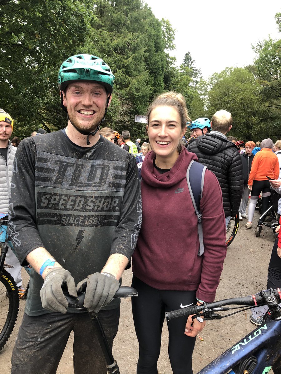 Great day doing the Hardrock Challenge yesterday with my old school friend Ross to finish 2nd mixed team. It’s a local duathlon, brilliantly organised &amp; great fun! Also really chuffed to finish as the top female and 6th runner overall. As always proud to rep #teamdotty ☺️