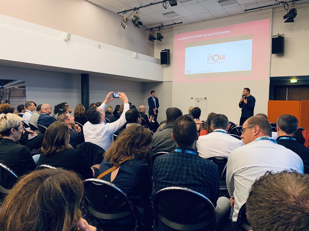 Debut de semaine avec beaucoup d'énergie à l'axe Atlantique avec les RET <a href="/TGVINOUI/">TGV INOUI</a>. Beaucoup d'émotions (car c'est ce qui crée le souvenir !) avec la championne <a href="/HabyNiare/">Haby Niaré</a> 🤩🤩🤩 athlète SNCF. Merci @GwenCazenave pour cette invitation !!!