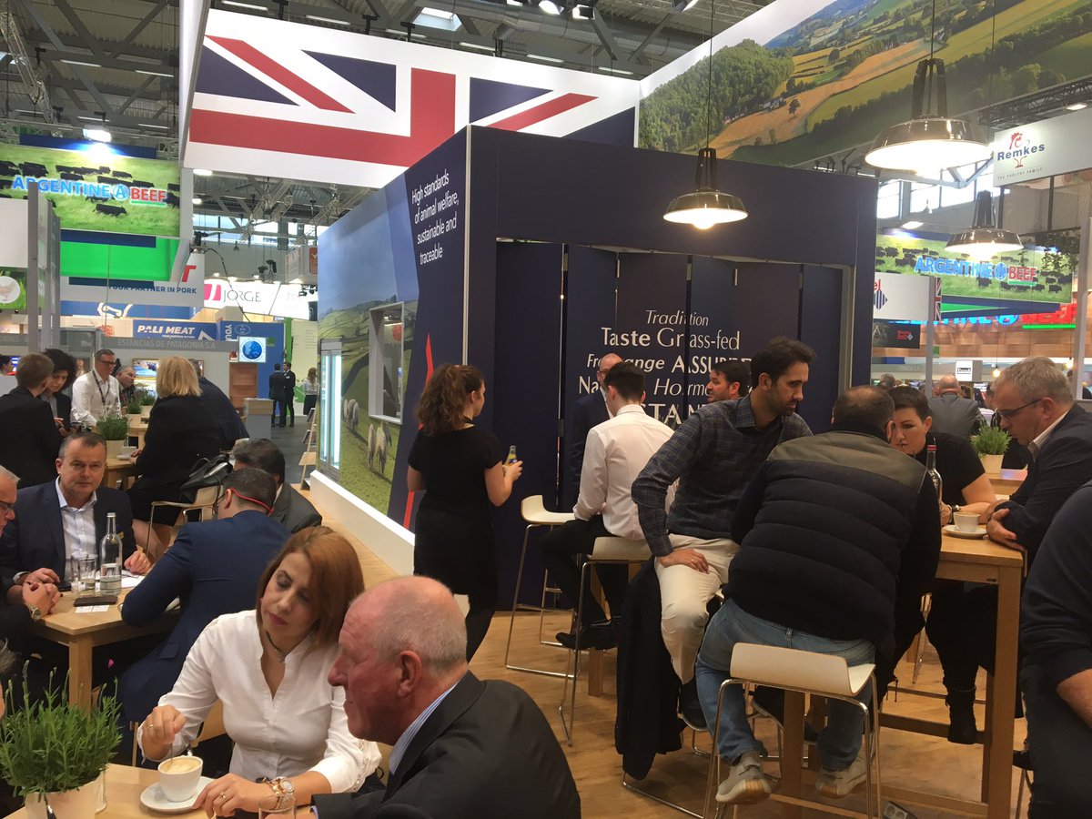 Fantastic crowd on our stand in Hall 6 at #Anuga2019 #redmeat #FoodisGREAT