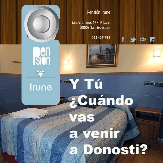 Si quieres estar cerca del auténtico espíritu donostiarra, lo tienes muy fácil.
Puedes hacer tu reserva desde la nuestra web desde aquí: buff.ly/2LzcwaQ
Hay placeres que solo algunos saben disfrutar. #pension #basquecountry #loves_donostia #travelerin #visitbasquecountry