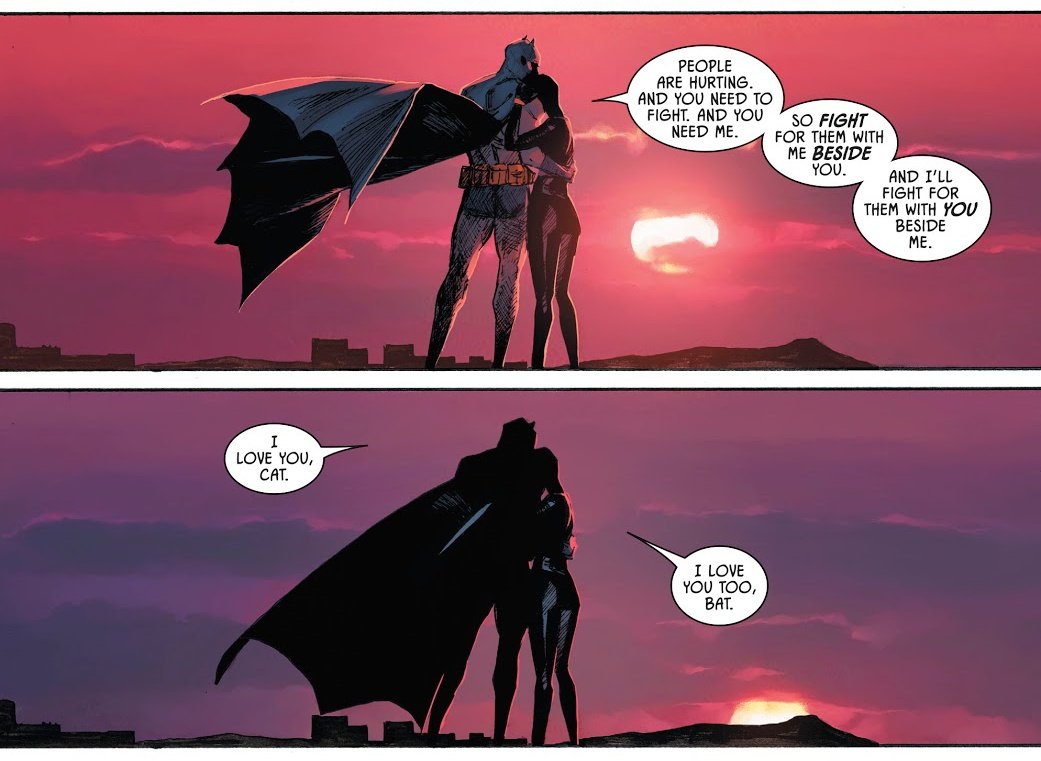 Selina: People are hurting. And you need to fight. And you need me. So  FIGHT for them with me BESIDE you. And I'll fight for them with YOU beside  me. Bruce: I, image size:1041x761