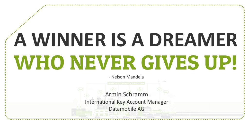 datamobileag's tweet photo. New week, new #mondaymotivation! Armin Schramm, our International Key Account Manager likes this #quote from #nelsonmandela the most.

Which quote is your favorite?

#datamobileag https://t.co/3EUMbSpBxV