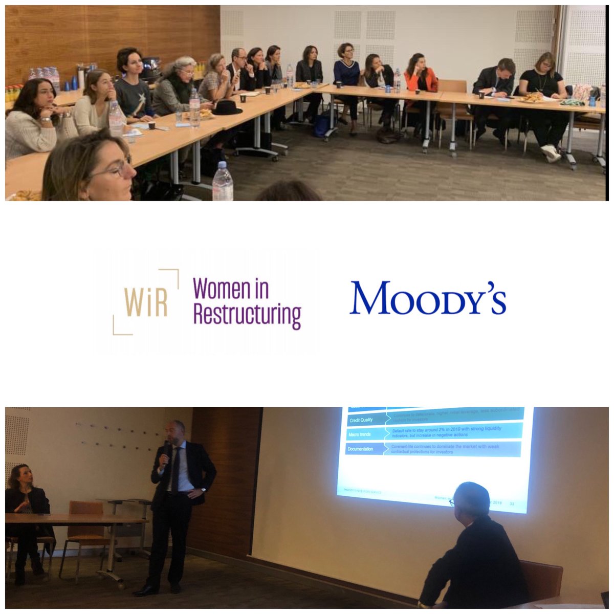 WiRestructuring's tweet image. Intervention très éclairante de @MoodysInvSvc vendredi matin pour un breakfast-conference auprès des #WIR avec un auditoire très attentif. 🎤🥐 merci aux sponsors Bremond &amp;amp; associés @fhbx_eu @8Advisory @vpstrat_com