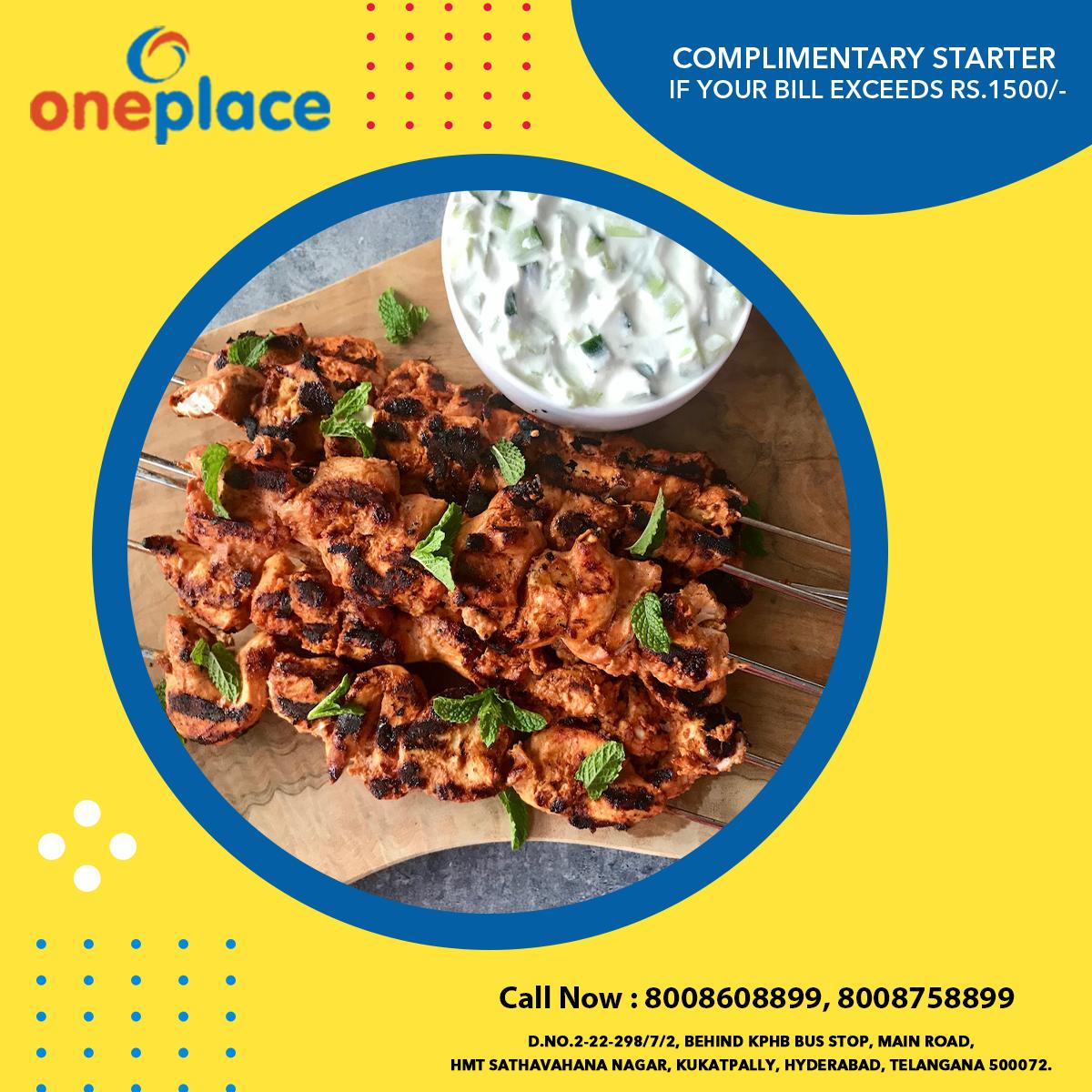 OnePlace19's tweet photo. A peaceful ambiance and a courteous staff is always available at our restaurant Zuka, Oneplace! The food is delicious and you will keep coming back for more! Visit today!

website: https://t.co/08Na8npSDT
contact: 8008638899,
#Oneplace #Restaurant #Hotel #Kukatpally #Hyderabad https://t.co/skSKEq5gzT