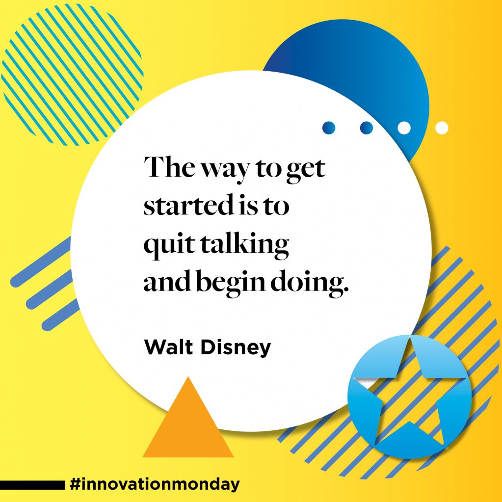 A pragmatic motto from the most creative man in the world! 🎥
Happy Monday! ⏰
#innovationmonday