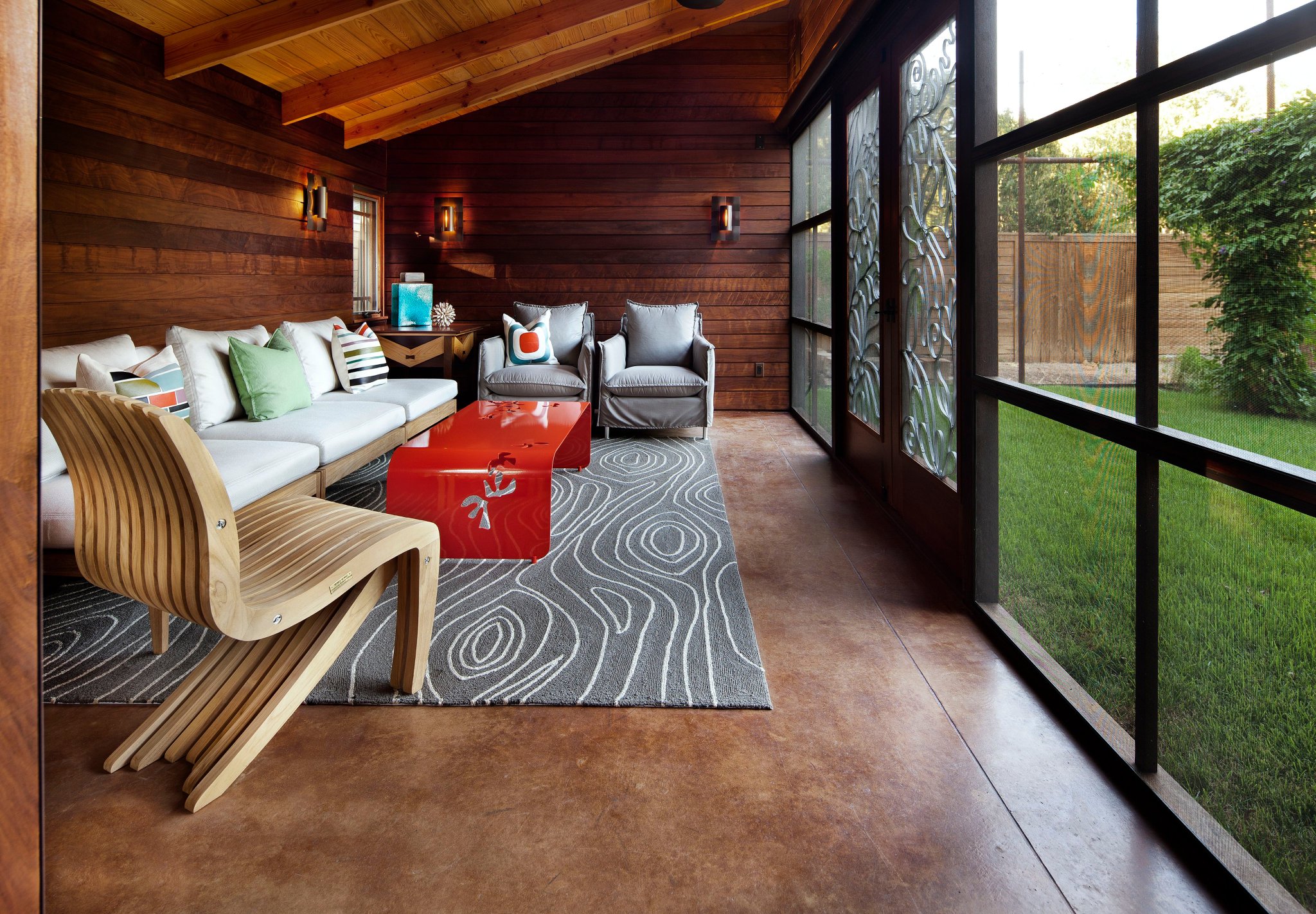 Внутренняя отделка террасы