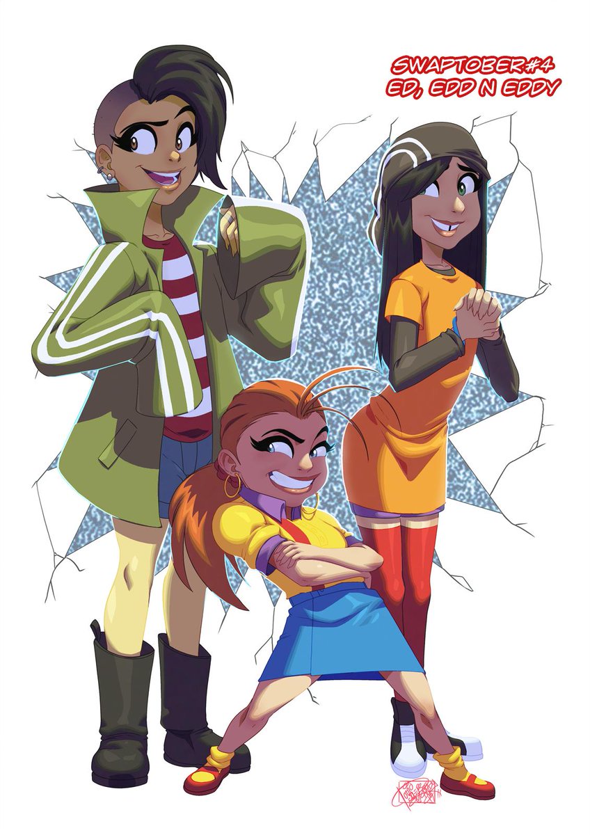 Tovio Rogerscomms open on X: #swaptober piece no.4 is ed, edd n eddy  t.coe2nCHUYPrI  X