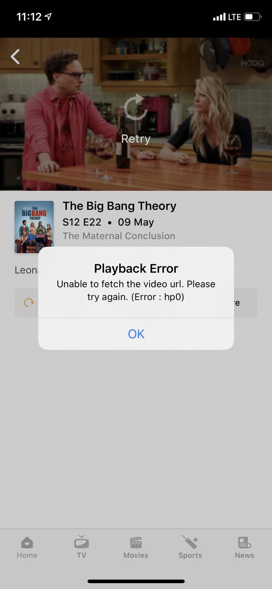 crazygooner2303's tweet photo. @HotstarPremium the app is neither playing nor letting me downlod the last 4 episodes of The Big Bang Theory. What should i do? https://t.co/zi3yvOT6jD