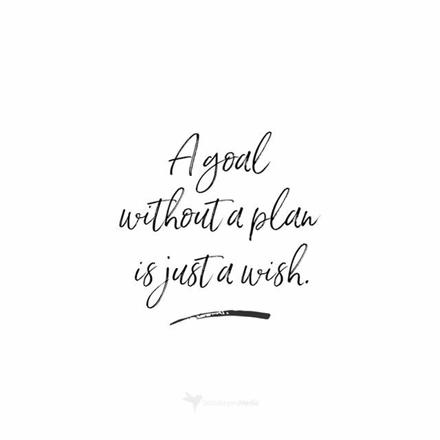 Most of us have goals, goals are easy peasy! ⁣
But do you have a plan as to how you'll reach that goal? 🤔⁣
⁣
Whether is starting a business, launching a course, saving money or getting results from social media... It. all. needs. a plan. 📝⁣
⁣
Goa… ift.tt/31TCvgW