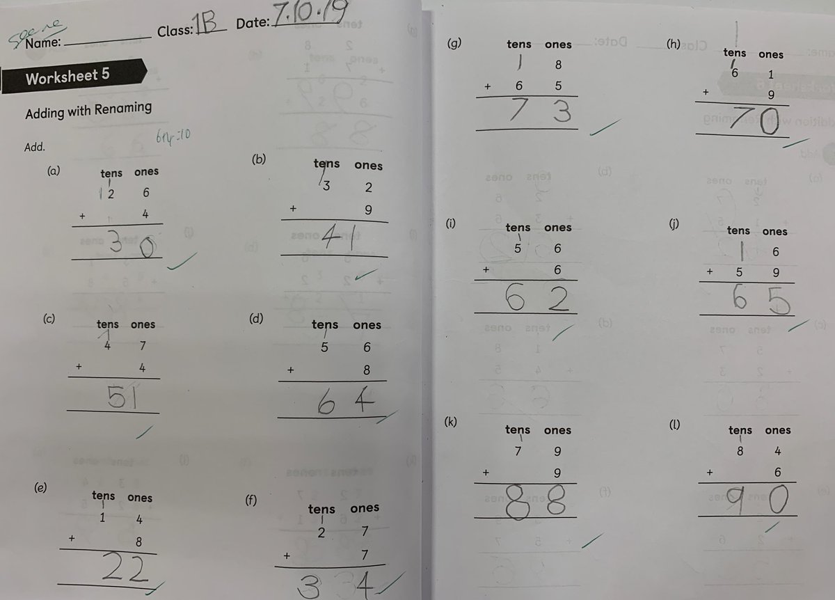 ArborYear1's tweet photo. Ezekiel has a super brain π§ he completed column additions by exchanging 10 ones for a ten Diene. #ArborYear1 @MathsNoProblem #year2curriculum https://t.co/Pdfhpo1T8V