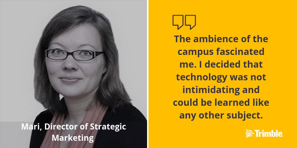 TrimbleUEurope's tweet photo. Our women come from different backgrounds, through different routes. What is your story? #womenintech https://t.co/6CkKKz89ZO