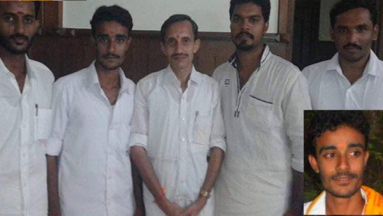 pratheesh's tweet photo. RSS Mukhya Sikshak arrested for raping minor girl at Pathanapuram in Kerala. Ratheesh aged 22, a close aide of BJP state leader M. T. Ramesh, was booked by @TheKeralaPolice for raping the school girl who was staying with her mother. #RapistRSS https://t.co/3JXzHZmLaO