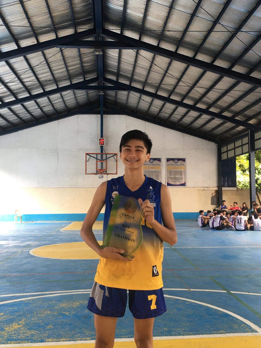 1st CAPSAA of my volleyball career and Champion agad💙💛

TyL for the win!! 💛💙

LEZZGO BOUND TO RIPRISA!! SPARTAAANS!! AWHOO
#KamiNaman