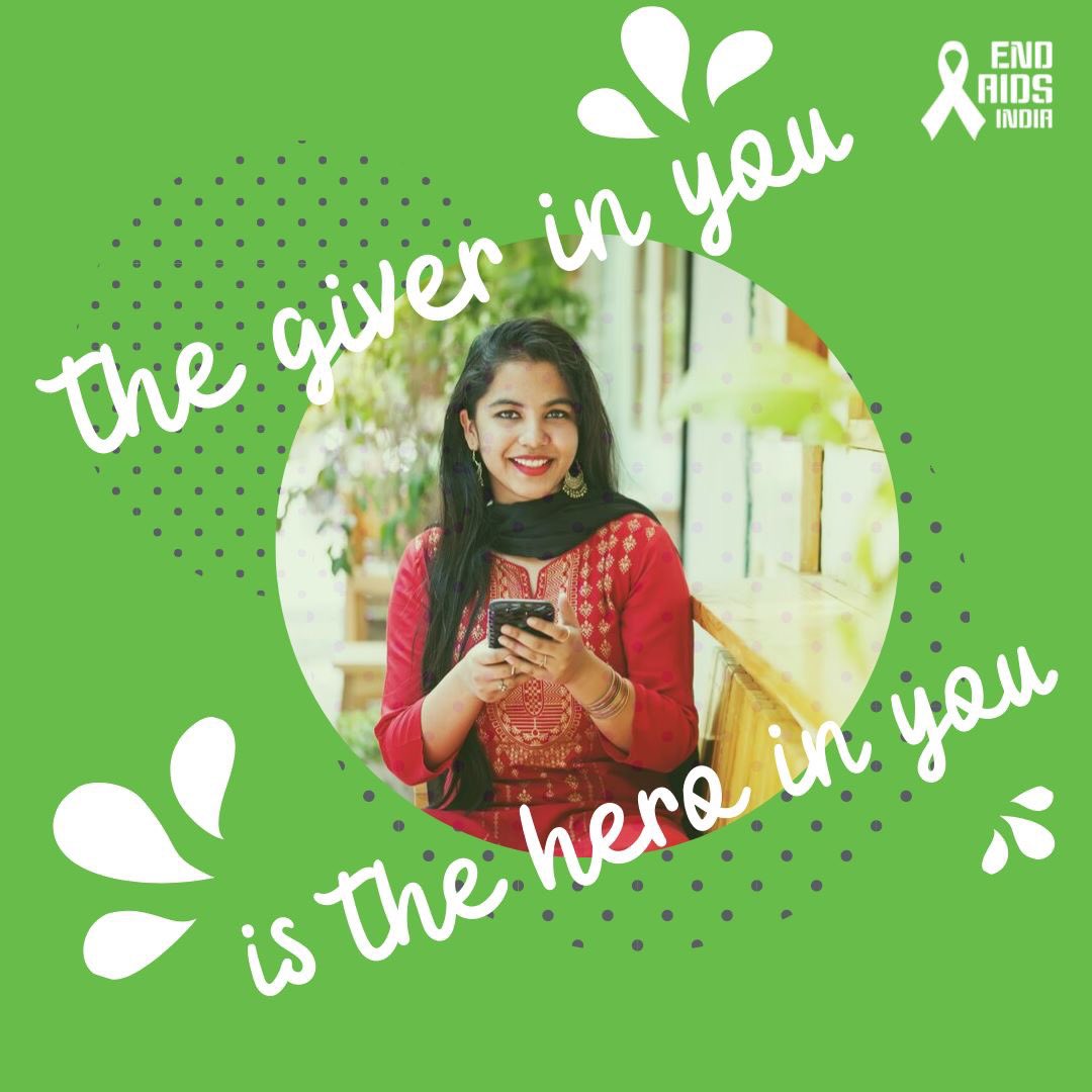 EndAIDSIndia's tweet photo. The GIVER in you is the HERO in you. This #DaanUtsav, we give you an opportunity to join thousands of young professionals celebrating the human spirit to support and stand for each other. Give generously here: https://t.co/B0E4ln1Evo https://t.co/VeZWIknDa0