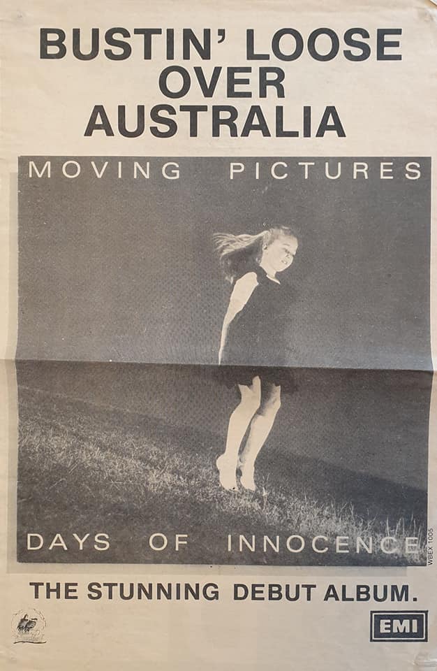 MovingPicsAus's tweet photo. Thanks for sharing @neillbartlett!

PIC 1:
#DaysofInnocence "The stunning debut album"

PIC 2:
#3XY Music Survey 19th March, 1982

ALBUMS

1. DAYS OF INNOCENCE, Moving Pictures

SINGLES

1. WHAT ABOUT ME, #MovingPictures https://t.co/G7AtLZqNFl