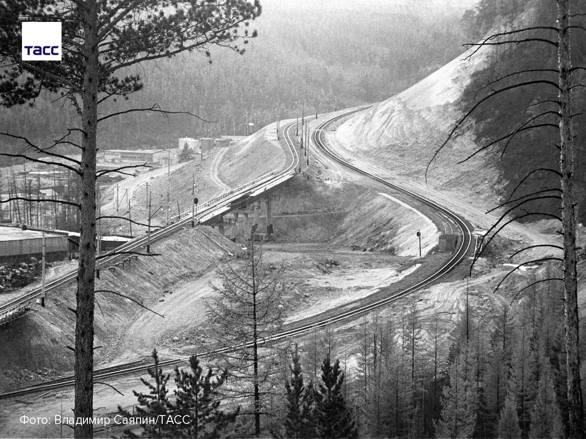 В каком году началось строительство бама. Байкало-Амурская магистраль. Байкало-Амурская магистраль (1974-1984). БАМ 1989. БАМ 1938.