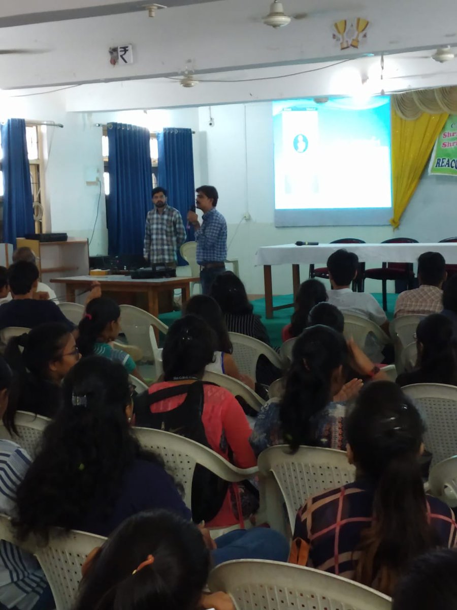 ghgddn's tweet photo. SHRI G H G COMMERCE COLLEGE & SHRI D D NAGDA BBA COLLEGE, JAMNAGAR organized a seminar on Electors Verification Programme by Election Commisssion of India with the presence of 250 students.
#Electors_verification #seminar #ghgddn https://t.co/DRf1ERJxxm