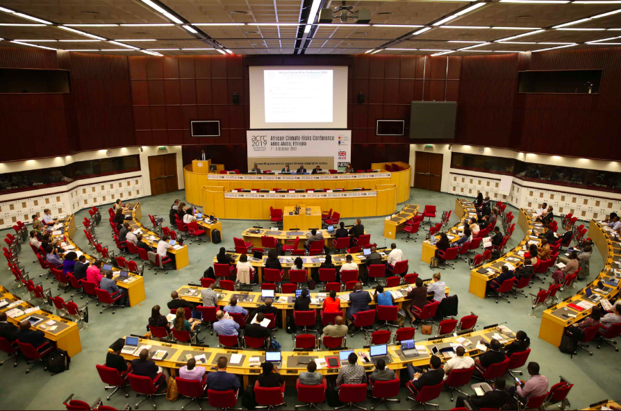 acrc2019's tweet photo. Opening Session of @acrc2019 where over 350 delegates have gathered to discuss the urgency of climate change for Africa. Opening session led by 
@FilipeLucio director @GFCS #ACRC2019 https://t.co/SLJNBUr9gz