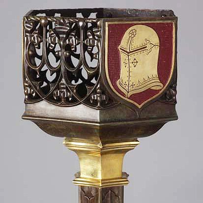 Pugin_awn's tweet photo. Detail of the #PascalCandlestick.Designed by #awnpugin.Ca.1845.
👉See posts 21st & 29th September 2019.
#pugin #augustuspugin #johnhardman #hardman #gothicrevival #medievalcandlestick #gothiccandlestick #gothicrevivalmetalwork #stedmundscollege©The Fine Arts Society @FAS_London https://t.co/oxbQ0JvZdL