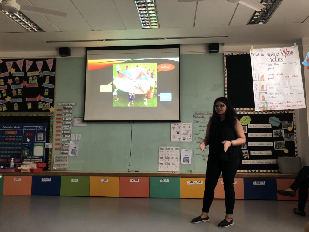 nasreen_sait's tweet photo. Teachers teach teachers!! Wonderful session on parachute play by @virani_sana #collaborationdoneright @oismumbai @veenadsilva @vimi_santos @nehaminda @chchkiwiT https://t.co/mGqkWi4zRT