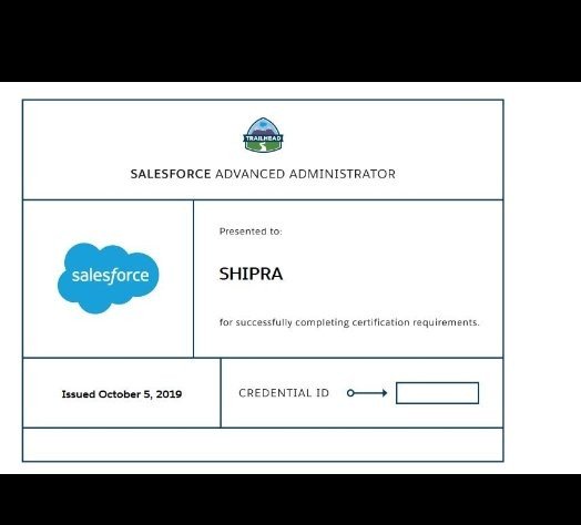 Happiness does not come from doing easy work but from the afterglow of satisfaction that comes after the achievement of a difficult task that demanded our best!! 4th one in the list. PROUD MOMENT - Advance Administrator  <a href="/trailhead/">Trailhead</a>  <a href="/salesforce/">Salesforce</a> <a href="/SalesforceAdmns/">Salesforce Admins</a> <a href="/SalesforceOhana/">Salesforce Ohana</a>