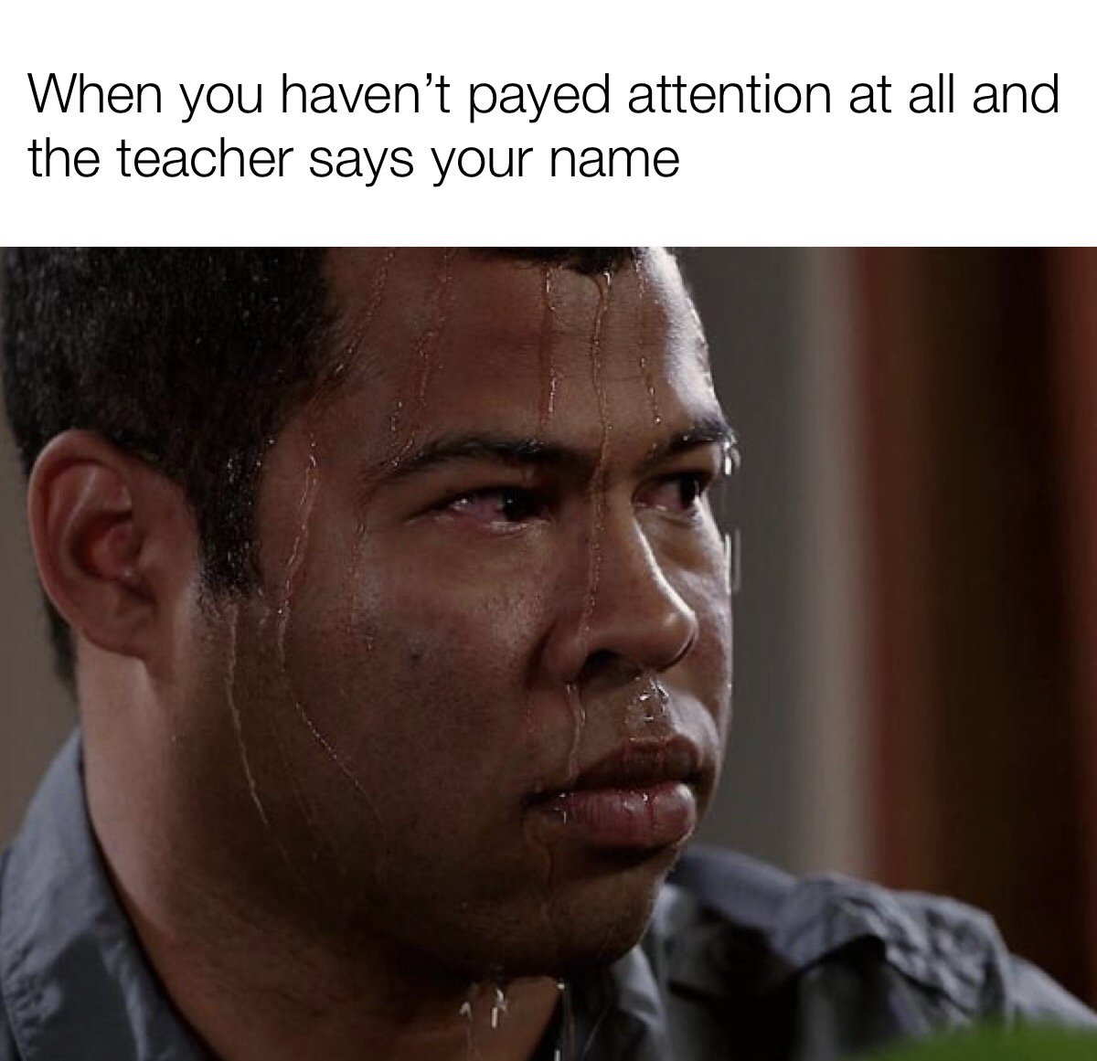 RelatableExper1's tweet image. oh shit. Oh shit. 

#relatable #relatableexperiences #relatablememe #fuckme #fucked #fuck #school #relatbleschool #schoolmemes #panick #panickattack #teacher #lesson #funnylesson #teenager #teenagermeme #comedy #schoolcomedy #relatablecomedy #sweat #myname #whatdidsheday
