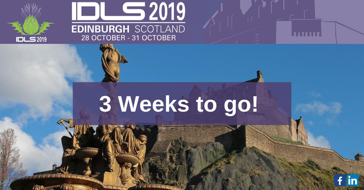 DTEIle's tweet photo. 3 weeks to go! #IDLS2019 https://t.co/VbpEcq8uKR
