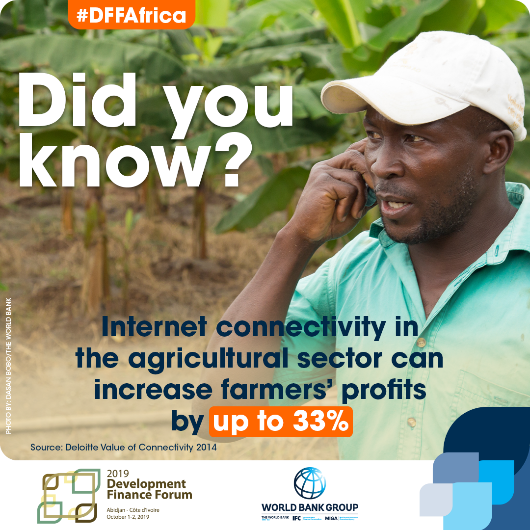 WorldBankGroup's tweet photo. In West Africa, @WBG_IDA has helped connect 6 countries to the African Coast to Europe submarine fiber optic cable. As a result, the price of internet access dropped by more than half. https://t.co/O4Bf1D1Z5Z #DFFAfrica https://t.co/2U7AFagL7O