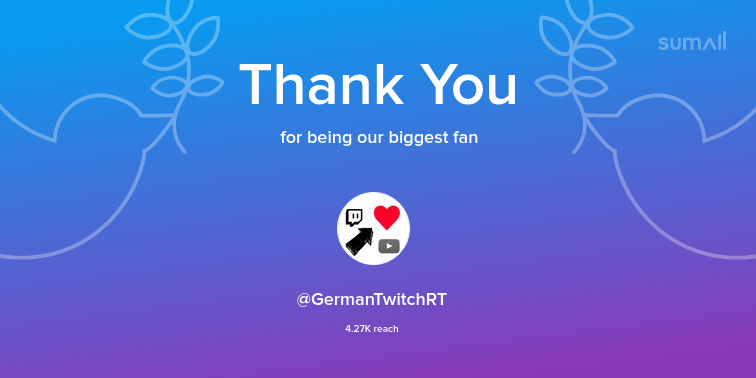catveel's tweet photo. Our biggest fans this week: GermanTwitchRT. Thank you! via https://t.co/9S0u5DS8K7 https://t.co/ThzP4OL3Vg