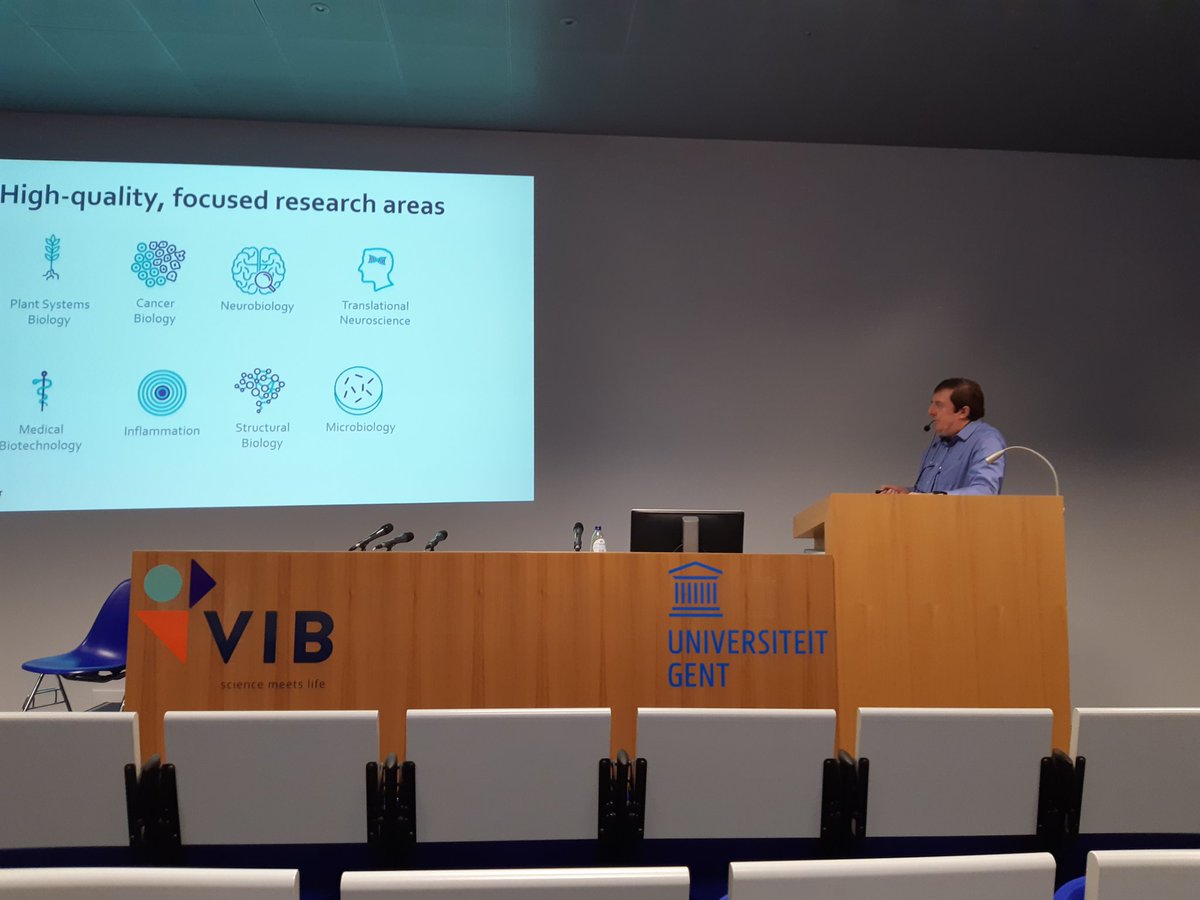 DPPS visit to PSB-VIB Ghent. @InzeDirk gives welcome talk.