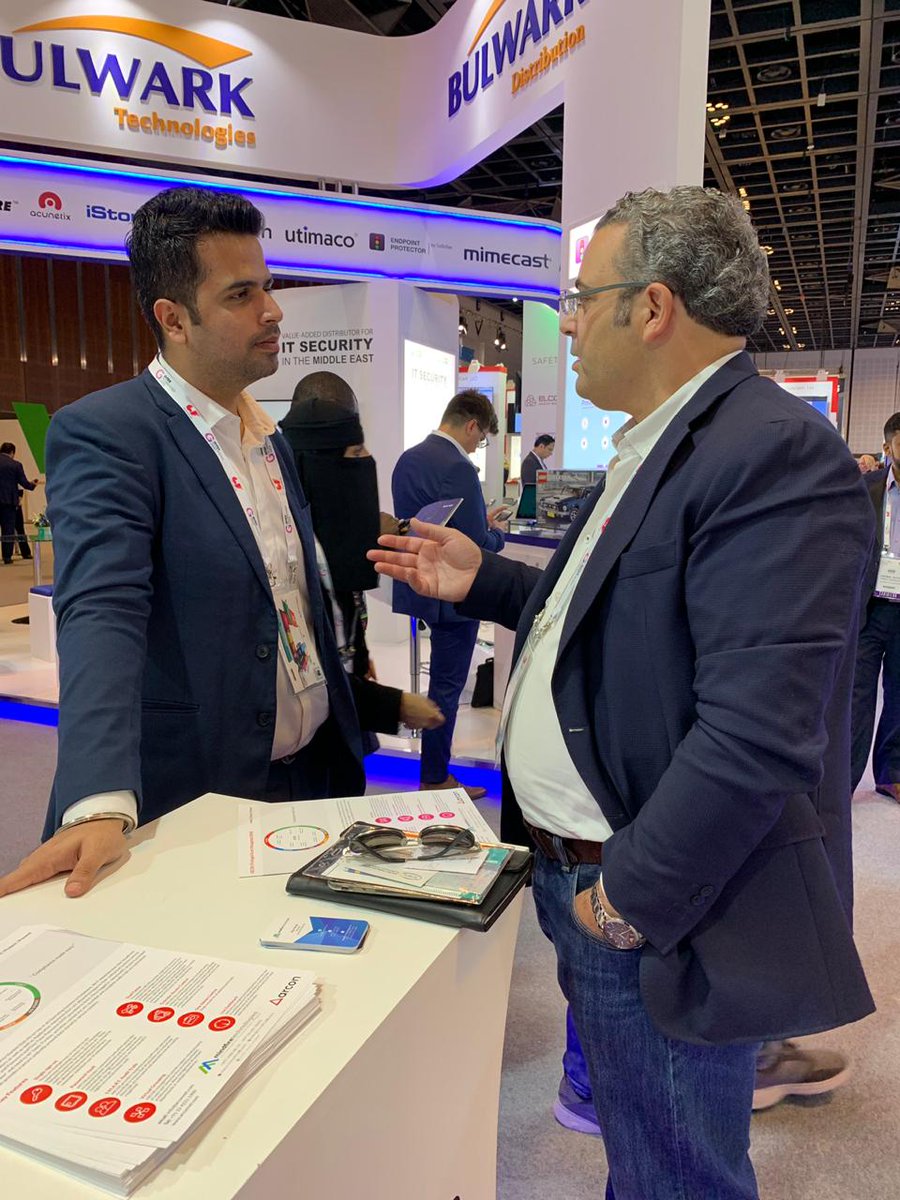 ARCONRiskCtrl's tweet photo. The first day at the 39th GITEX Technology Week has been a success.
Visit us on day 2 to discover more about privileged access security!
#cybersecurity #datasecurity #privilegedaccess #privilegedaccessmanagement #GITEX2019 #gitexfuturestars #ARCON #ARCONPAM #BesecurewithARCON https://t.co/88Sz2QePJu