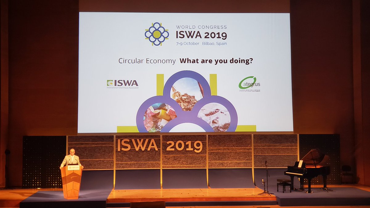 ljarsova's tweet photo. Exciting start of the #ISWA2019 congress this morning. Looking forward to four exciting days of Circular Economy What are you doing? https://t.co/uNmdvR2YC3