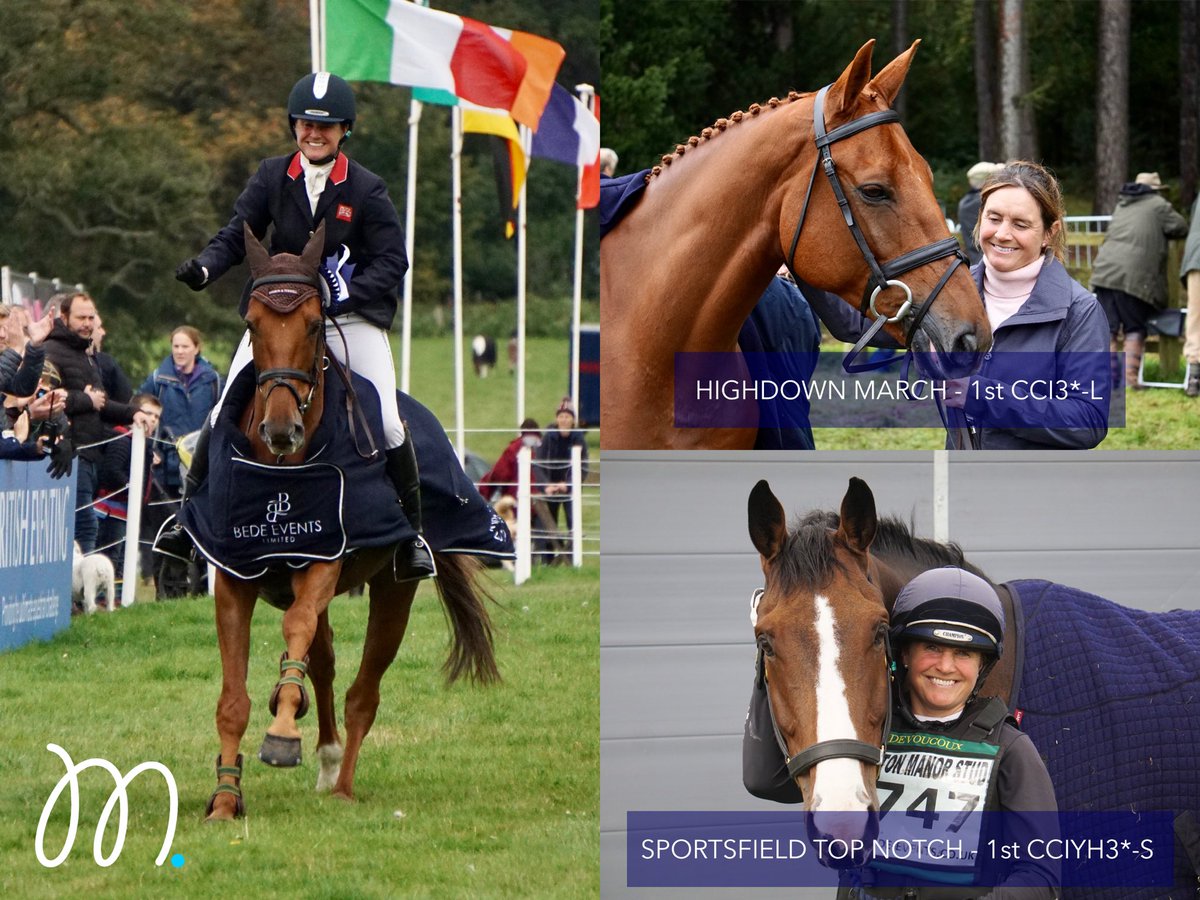 🏆OSBERTON DOUBLE!🏆

Great weekend at Osberton: Highdown March winning CCI3*L and Sportsfield Top Notch being crowned National 7yo Champion in the CCIYH3*S!🥇🥇🥳

2 super horses and 1 outstanding rider: thank you @Piggy_French for another perfect performance in the saddle.💪👊