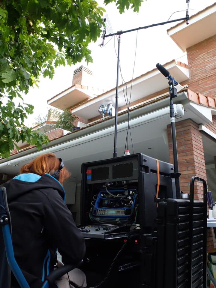 TLM_tweet's tweet photo. 5th and last week of the shooting of feature film "El Credit" !! #elcrèdit #focusaudiovisual #soundcart #sharkfinn #schoeps #cmit5u #sounddevices #ambientrecording #orcabags #remoteaudio #sennheiser #blackmagic #cinela #cl9 #locationsound #soundspeedssound https://t.co/eMqbQ4I6TL